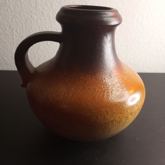 RARE VTG 1960s Signed Scheurich-Keramik Germany Fat Lava Glaze 8" Pitcher - Picture 7 of 8